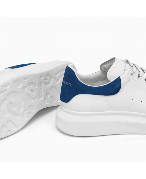 ALEXANDER MCQUEEN Sneakers Oversize Uomo Bianco Blu 553680WHGP79086