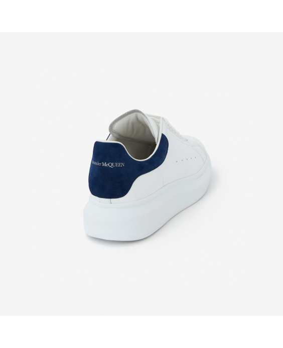 ALEXANDER MCQUEEN Sneakers Oversize Uomo Bianco Blu Avio 553680WHGP79086