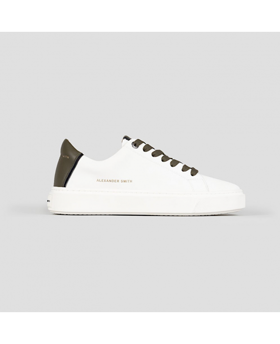 ALEXANDER SMITH Sneakers London Uomo Bianco Militare ALBALDM9010WMT