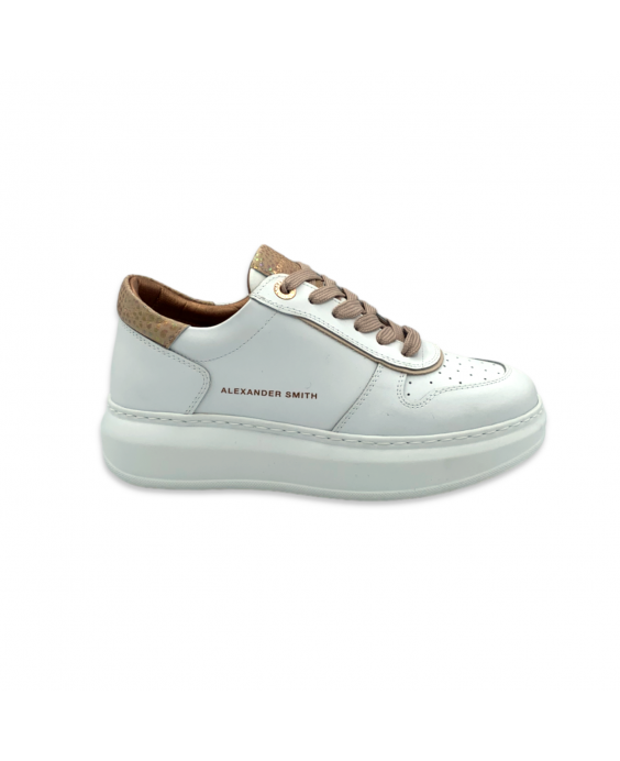 ALEXANDER SMITH Sneakers Cambridge Donna Bianco Nude ASAUL2D65WNU