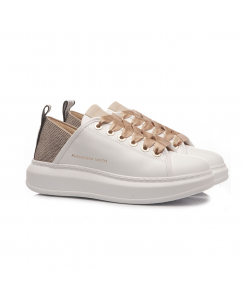 ALEXANDER SMITH Sneakers Wembley Donna Bianco Rame ASAWE2D19WCP