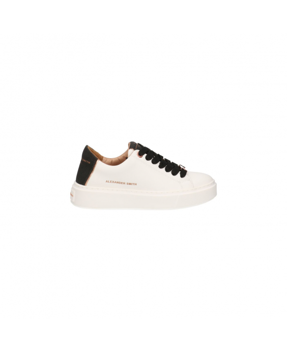 ALEXANDER SMITH Sneakers London Donna Bianco Nero LDW8290WBK