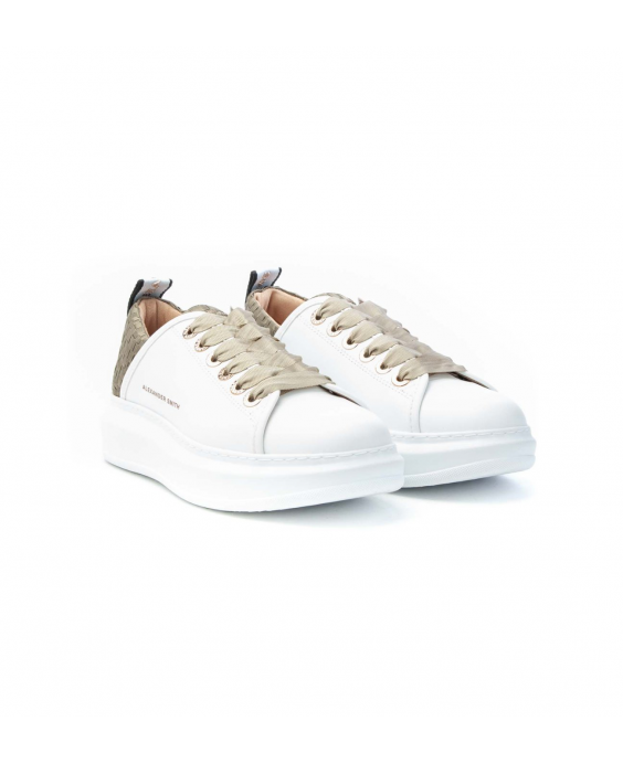 ALEXANDER SMITH Sneakers Wembley Donna Bianco Nude ASAUE2D30WNU