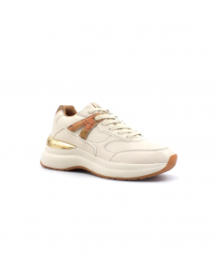 ALVIERO MARTINI Sneakers Donna Avorio Mappa geo N1683 - 0193