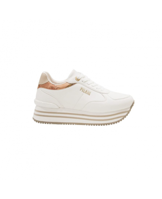 ALVIERO MARTINI Sneakers Platform Donna Bianco Geo Beige N2155 0289-X013