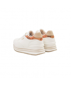 ALVIERO MARTINI Sneakers Platform Donna Bianco Geo Beige N2155 0289-X013