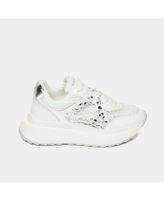 APEPAZZA Sneakers Calliope Donna Bianco S4COZY10-NET