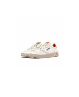 AUTRY Sneakers Medalist Low Uomo Bianco Arancio AULM - NE13