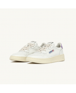 AUTRY Sneakers Medalist Low Donna Bianco Lavanda AULW - LL59