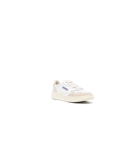 AUTRY Sneakers Medalist Low Donna Bianco Beige AULW - LS58 AUTRY Sneakers Medalist Low Donna Bianco Beige AULW - LS58