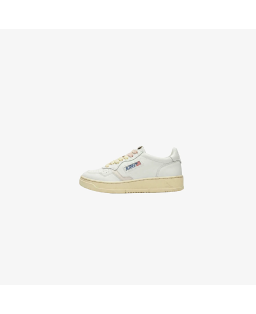 AUTRY Sneakers Medalist Low Donna Bianco Rosa AULW - SK02