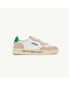 AUTRY Sneakers Medalist Low Wrt-Volley Donna Bianco Verde AULW - VY03