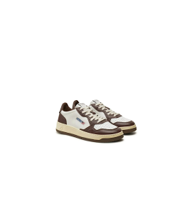 AUTRY Sneakers Medalist Low Donna Bianco Marrone AULW - WB46