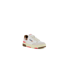 AUTRY Sneakers Clc Low Donna Bianco Rosa Marrone ROLW - MM35