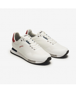 BLAUER Sneakers Dexter01 Uomo Bianco Rosso Blu navy S4DEXTER01-RIP