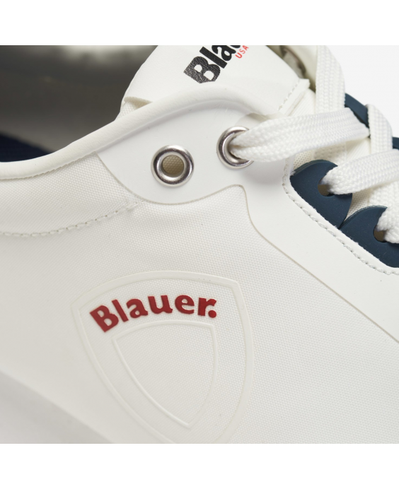 BLAUER Sneakers Dexter01 Uomo Bianco Rosso Blu navy S4DEXTER01-RIP