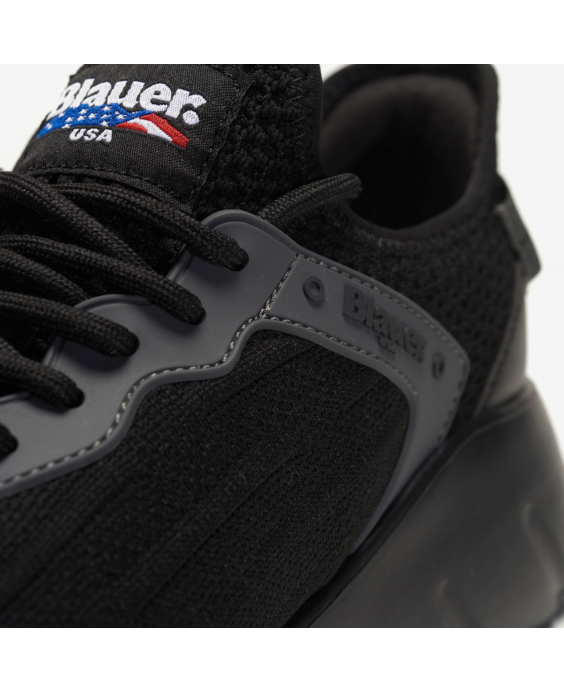 BLAUER Sneakers Huletto01 Uomo Nero S4HULETTO01-KNI