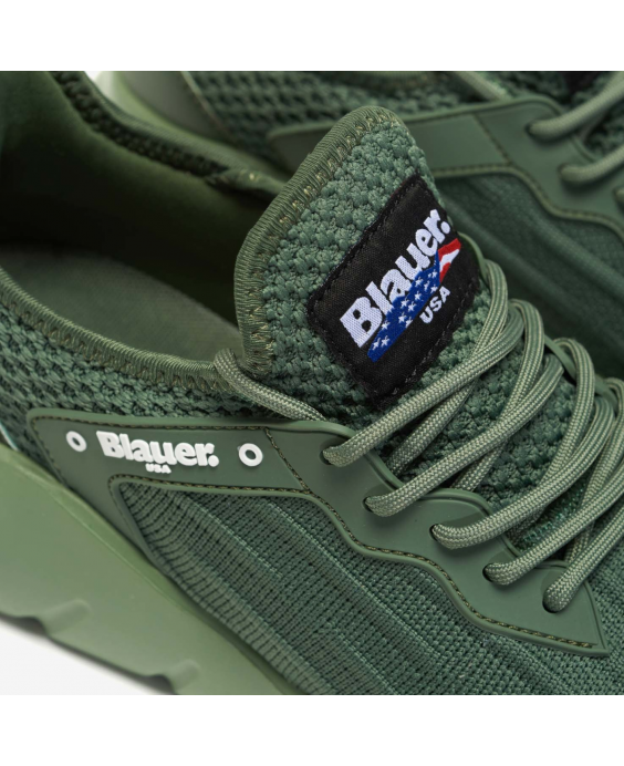 BLAUER Sneakers Huletto01 Uomo Verde S4HULETTO01-KNI