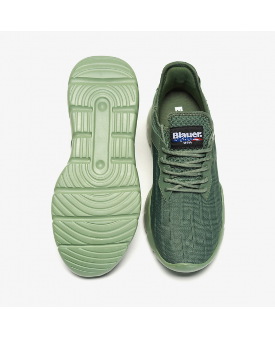 BLAUER Sneakers Huletto01 Uomo Verde S4HULETTO01-KNI