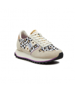BLAUER Sneakers Millen01 Donna Grigio Leopardo S4MILLEN01-LEO