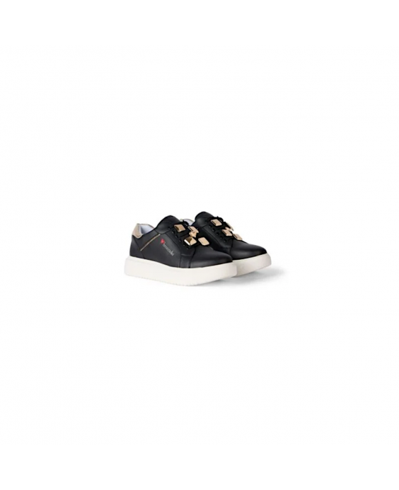 BRACCIALINI Sneakers Donna Nero BB104-CALF-BLACK-GOLD