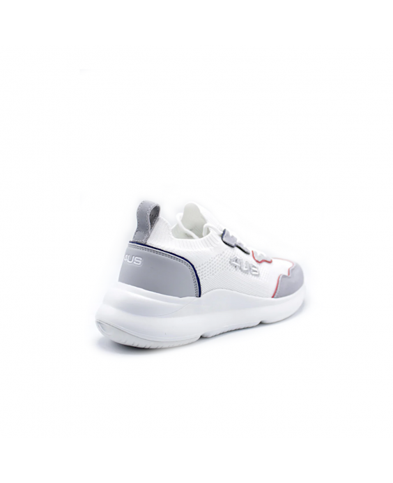 4US PACIOTTI Sneakers Goffrede Uomo Bianco Grigio GOFFREDE01 4US PACIOTTI Sneakers Goffrede Uomo Bianco Grigio GOFFREDE01