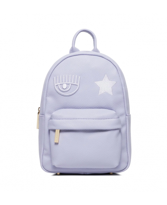 CHIARA FERRAGNI Woman Lilac Eye star embroider Backpack 75SB4BO1 - ZS529 332