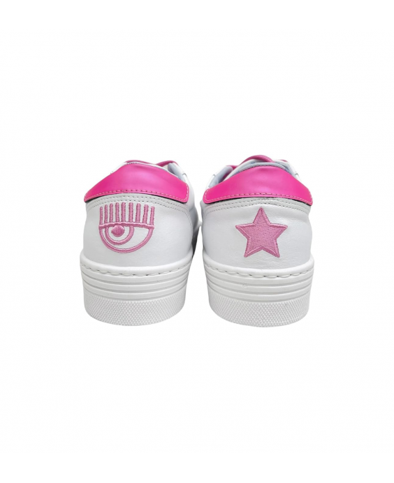 CHIARA FERRAGNI Woman White Pink Sneakers CF2917-072-F22