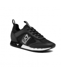 EA7 EMPORIO ARMANI Man Black White Sneakers X8X027 XK050 A120