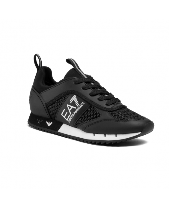 EA7 EMPORIO ARMANI Sneakers Uomo Nero Bianco X8X027 XK050 A120
