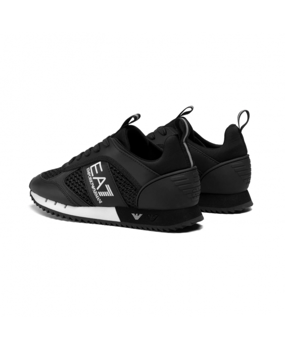 EA7 EMPORIO ARMANI Sneakers Uomo Nero Bianco X8X027 XK050 A120