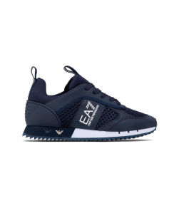 EA7 EMPORIO ARMANI Man Navy blue White Sneakers X8X027 XK050 D813