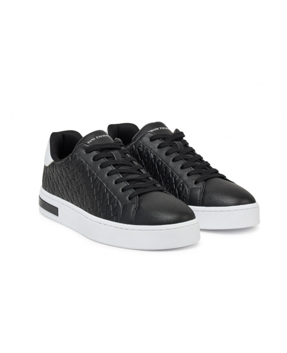 ARMANI EXCHANGE Sneakers Uomo Nero Bianco XM000140AF11916 - MC011