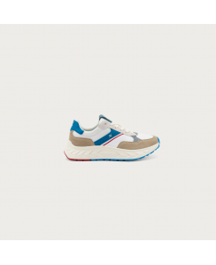 FRAU Sneakers Cross Hybrid Nylon Uomo Beige Azzurro X001