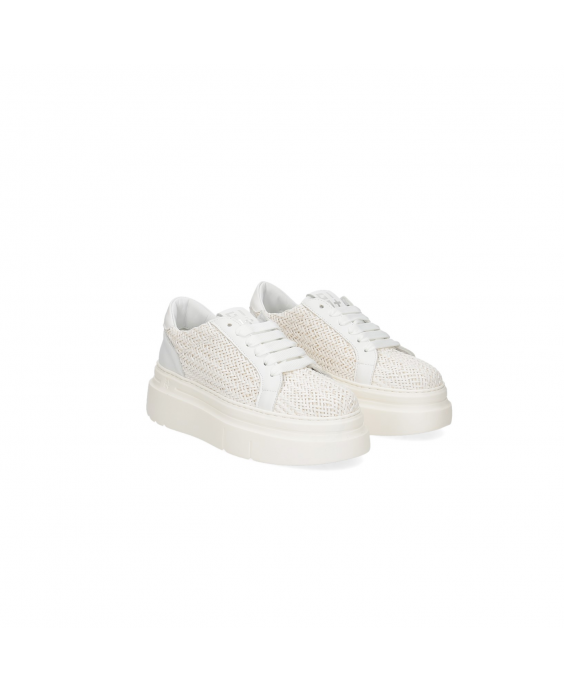 GIO+ Sneakers Aria50 Donna Bianco ARIA50A_COMBI WHITE INTRECCIO GIO+ Sneakers Aria50 Donna Bianco ARIA50A_COMBI WHITE INTRECCIO