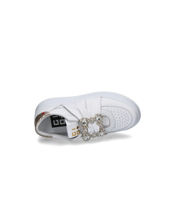 GIO+ Sneakers Luce40 Donna Bianco Oro LUCE40_COMBI LUXURY