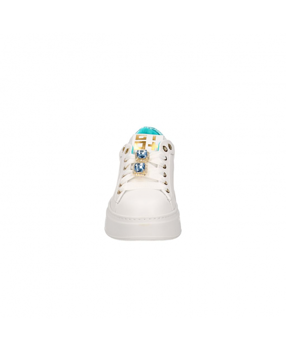 GIO+ Sneakers Pia252 Donna Bianco Turchese PIA252A-COMBI TURCHESE TARTA GIO+ Sneakers Pia252 Donna Bianco Turchese PIA252A-COMBI TURCHESE TARTA