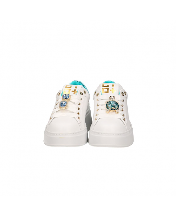 GIO+ Sneakers Pia252 Donna Bianco Turchese PIA252A-COMBI TURCHESE TARTA GIO+ Sneakers Pia252 Donna Bianco Turchese PIA252A-COMBI TURCHESE TARTA