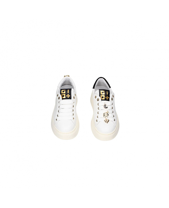 GIO+ Sneakers Pia254 Donna Bianco Nero PIA254A_COMBI WHITE-BLACK GIO+ Sneakers Pia254 Donna Bianco Nero PIA254A_COMBI WHITE-BLACK