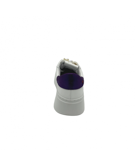 GIO+ Sneakers Pia286 Donna Bianco Viola PIA286BI_COMBI WHITE-VIOLA GIO+ Sneakers Pia286 Donna Bianco Viola PIA286BI_COMBI WHITE-VIOLA