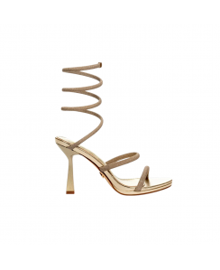 GOLD&GOLD Sandalo alla schiava con strass Donna Oro A24GP602ORO