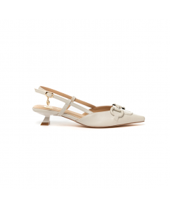 GOLD&GOLD Chanel con fibbia Donna Bianco A24GY386OFFW