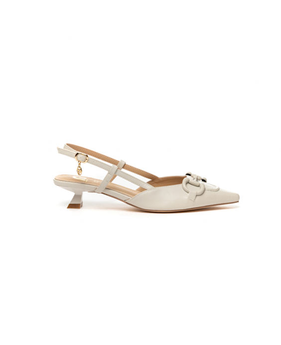GOLD&GOLD Chanel con fibbia Donna Bianco A24GY386OFFW