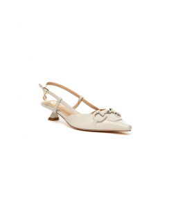 GOLD&GOLD Chanel con fibbia Donna Bianco A24GY386OFFW