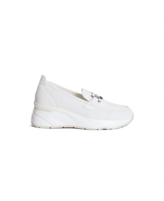 GOLD&GOLD Slip on con accessorio Donna Bianco A25GB940BI