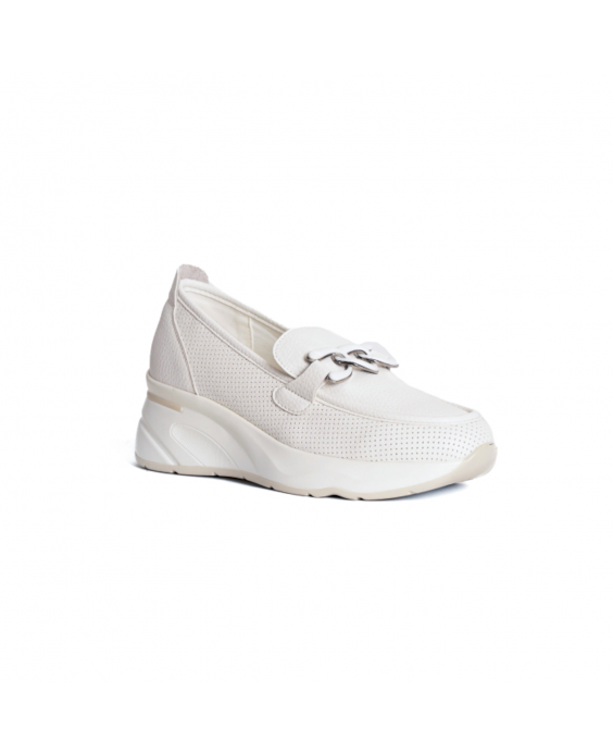GOLD&GOLD Slip on con accessorio Donna Bianco A25GB940BI