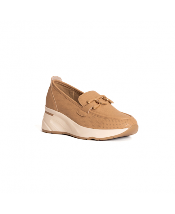 GOLD&GOLD Slip on con accessorio Donna Cammello A25GB940CAM