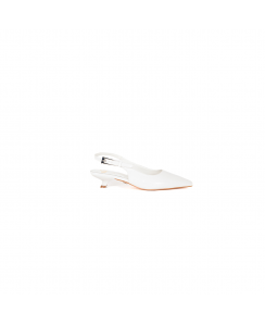 GOLD&GOLD Décolleté Slingback Donna Bianco A26GD368OFFW