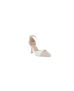 GOLD&GOLD Décolleté Bicolore con cinturino Donna Bianco A26GD378BI