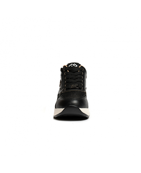 GOLD&GOLD Sneakers con zeppa Donna Nero B24GB889NE